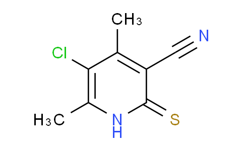 5-Chloro-4,6-dimethyl-2-thioxo-1,2-dihydropyridine-3-carbonitrile
