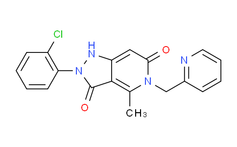 AM243445 | 955272-06-7 | 2-(2-Chlorophenyl)-4-methyl-5-(pyridin-2-ylmethyl)-1H-pyrazolo[4,3-c]pyridine-3,6(2H,5H)-dione
