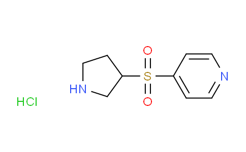 4-(Pyrrolidin-3-ylsulfonyl)pyridine hydrochloride
