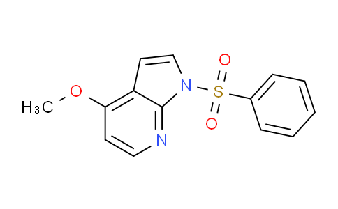 4-Methoxy-1-(phenylsulfonyl)-1H-pyrrolo[2,3-b]pyridine