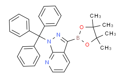 AM243504 | 1319591-26-8 | 3-(4,4,5,5-Tetramethyl-1,3,2-dioxaborolan-2-yl)-1-trityl-1H-pyrazolo[3,4-b]pyridine