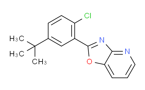 2-(5-(tert-Butyl)-2-chlorophenyl)oxazolo[4,5-b]pyridine