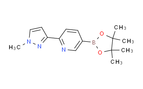 2-(1-Methyl-1H-pyrazol-3-yl)-5-(4,4,5,5-tetramethyl-1,3,2-dioxaborolan-2-yl)pyridine