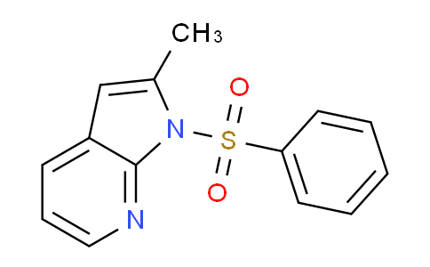 2-Methyl-1-(phenylsulfonyl)-1H-pyrrolo[2,3-b]pyridine