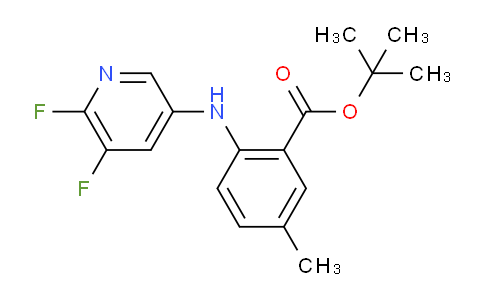 AM243599 | 1119090-76-4 | tert-Butyl 2-((5,6-difluoropyridin-3-yl)amino)-5-methylbenzoate