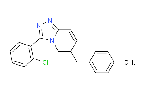 3-(2-Chlorophenyl)-6-(4-methylbenzyl)-[1,2,4]triazolo[4,3-a]pyridine