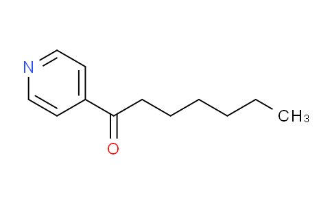1-(Pyridin-4-yl)heptan-1-one