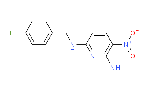 N2-(4-Fluorobenzyl)-5-nitropyridine-2,6-diamine