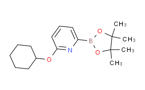 AM243665 | 1310383-05-1 | 2-(Cyclohexyloxy)-6-(4,4,5,5-tetramethyl-1,3,2-dioxaborolan-2-yl)pyridine