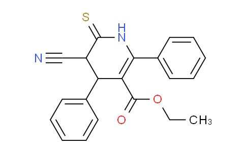 AM243679 | 105199-50-6 | Ethyl 5-cyano-2,4-diphenyl-6-thioxo-1,4,5,6-tetrahydropyridine-3-carboxylate