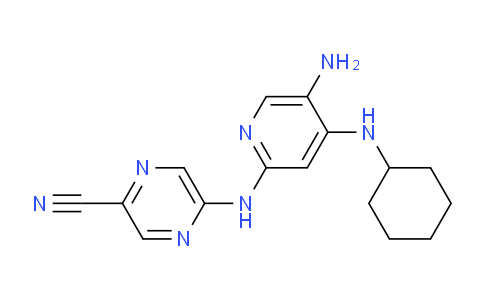 AM243685 | 1137476-42-6 | 5-((5-Amino-4-(cyclohexylamino)pyridin-2-yl)amino)pyrazine-2-carbonitrile