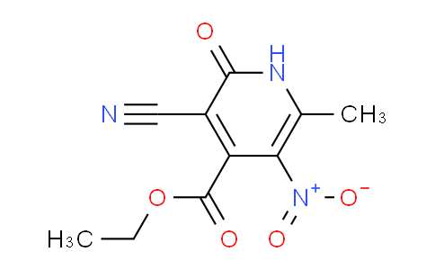 Ethyl 3-cyano-6-methyl-5-nitro-2-oxo-1,2-dihydropyridine-4-carboxylate