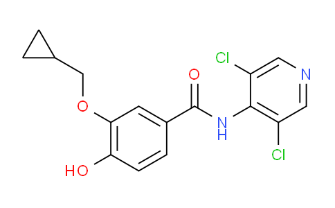 AM243717 | 475271-62-6 | 3-(Cyclopropylmethoxy)-N-(3,5-dichloropyridin-4-yl)-4-hydroxybenzamide