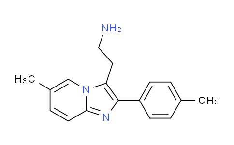 2-(6-Methyl-2-(p-tolyl)imidazo[1,2-a]pyridin-3-yl)ethanamine