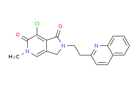 AM243810 | 1628618-33-6 | 7-Chloro-5-methyl-2-(2-(quinolin-2-yl)ethyl)-2,3-dihydro-1H-pyrrolo[3,4-c]pyridine-1,6(5H)-dione