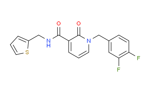 AM243823 | 1001413-87-1 | 1-(3,4-Difluorobenzyl)-2-oxo-N-(thiophen-2-ylmethyl)-1,2-dihydropyridine-3-carboxamide