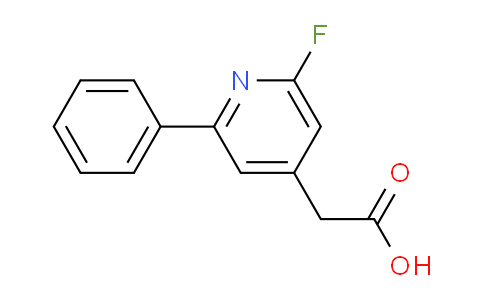 6-Fluoro-2-phenylpyridine-4-acetic acid