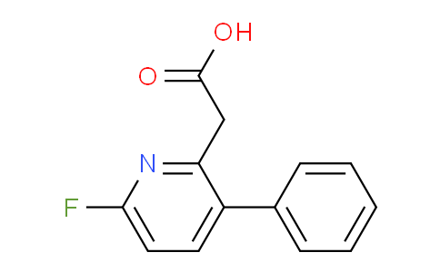 6-Fluoro-3-phenylpyridine-2-acetic acid