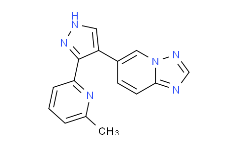 6-(3-(6-Methylpyridin-2-yl)-1H-pyrazol-4-yl)-[1,2,4]triazolo[1,5-a]pyridine
