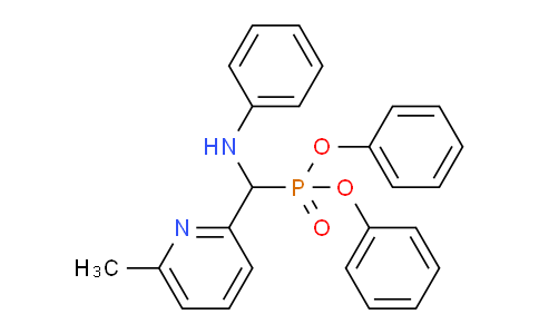 Diphenyl ((6-methylpyridin-2-yl)(phenylamino)methyl)phosphonate