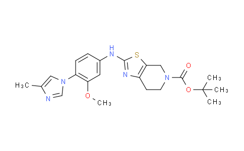 AM243894 | 1077629-15-2 | tert-Butyl 2-((3-methoxy-4-(4-methyl-1H-imidazol-1-yl)phenyl)amino)-6,7-dihydrothiazolo[5,4-c]pyridine-5(4H)-carboxylate