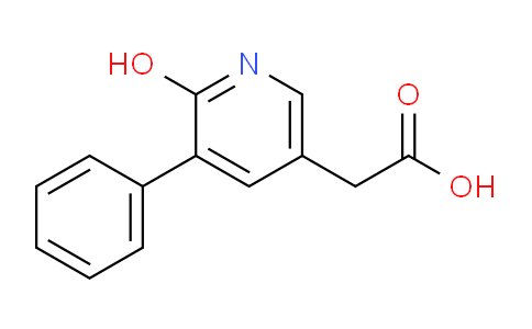 2-Hydroxy-3-phenylpyridine-5-acetic acid