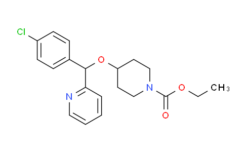 AM243943 | 207726-35-0 | Ethyl 4-((4-chlorophenyl)(pyridin-2-yl)methoxy)piperidine-1-carboxylate