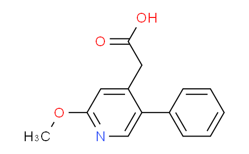 AM24399 | 1227494-23-6 | 2-Methoxy-5-phenylpyridine-4-acetic acid