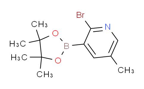 AM244076 | 1310404-50-2 | 2-Bromo-5-methyl-3-(4,4,5,5-tetramethyl-1,3,2-dioxaborolan-2-yl)pyridine