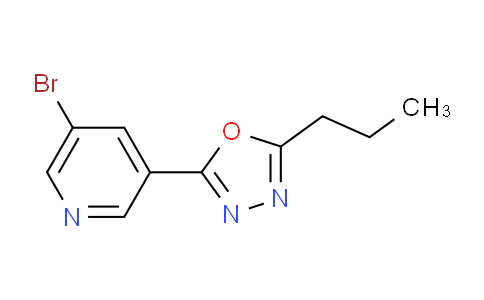 AM244098 | 1187385-81-4 | 2-(5-Bromopyridin-3-yl)-5-propyl-1,3,4-oxadiazole