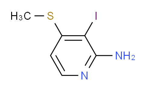 3-Iodo-4-(methylthio)pyridin-2-amine