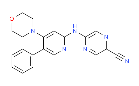 5-((4-Morpholino-5-phenylpyridin-2-yl)amino)pyrazine-2-carbonitrile