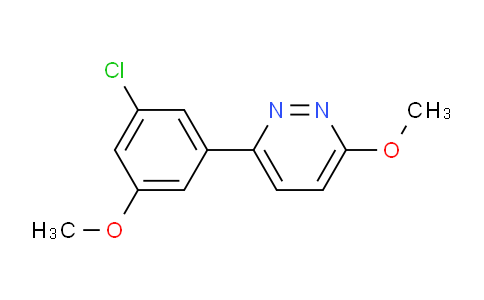 3-(3-Chloro-5-methoxyphenyl)-6-methoxypyridazine