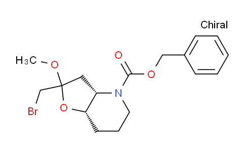 (3aS,7aS)-Benzyl 2-(bromomethyl)-2-methoxyhexahydrofuro[3,2-b]pyridine-4(2H)-carboxylate