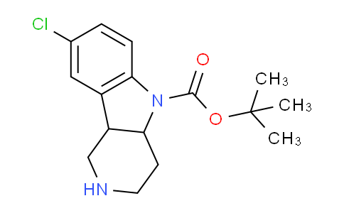 tert-Butyl 8-chloro-2,3,4,4a-tetrahydro-1H-pyrido[4,3-b]indole-5(9bH)-carboxylate