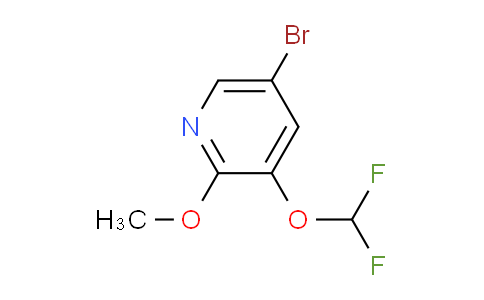 5-Bromo-3-(difluoromethoxy)-2-methoxypyridine