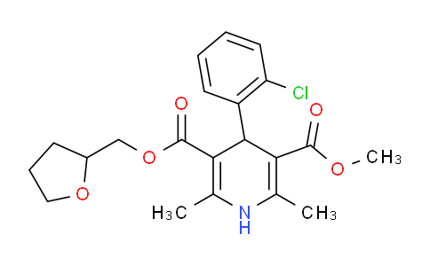 AM244283 | 163979-47-3 | 3-Methyl 5-((tetrahydrofuran-2-yl)methyl) 4-(2-chlorophenyl)-2,6-dimethyl-1,4-dihydropyridine-3,5-dicarboxylate