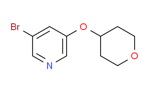 3-Bromo-5-((tetrahydro-2H-pyran-4-yl)oxy)pyridine