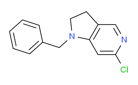 1-Benzyl-6-chloro-2,3-dihydro-1H-pyrrolo[3,2-c]pyridine