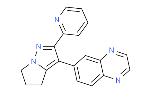 6-(2-(Pyridin-2-yl)-5,6-dihydro-4H-pyrrolo[1,2-b]pyrazol-3-yl)quinoxaline