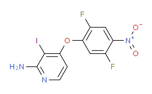 4-(2,5-Difluoro-4-nitrophenoxy)-3-iodopyridin-2-amine