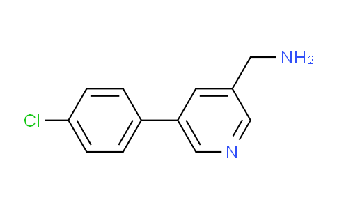 (5-(4-Chlorophenyl)pyridin-3-yl)methanamine