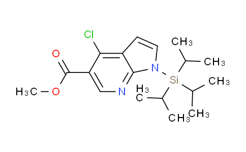 Methyl 4-chloro-1-(triisopropylsilyl)-1H-pyrrolo[2,3-b]pyridine-5-carboxylate