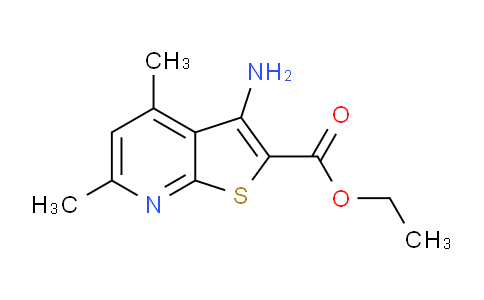 Ethyl 3-amino-4,6-dimethylthieno[2,3-b]pyridine-2-carboxylate