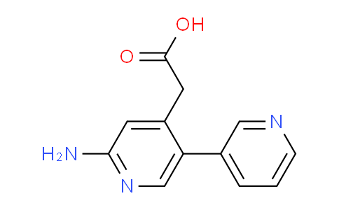 2-Amino-5-(pyridin-3-yl)pyridine-4-acetic acid
