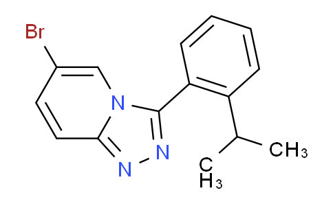 6-Bromo-3-(2-isopropylphenyl)-[1,2,4]triazolo[4,3-a]pyridine