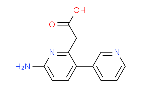 6-Amino-3-(pyridin-3-yl)pyridine-2-acetic acid