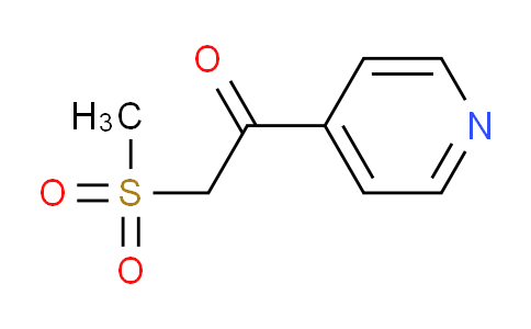 2-(Methylsulfonyl)-1-(pyridin-4-yl)ethanone