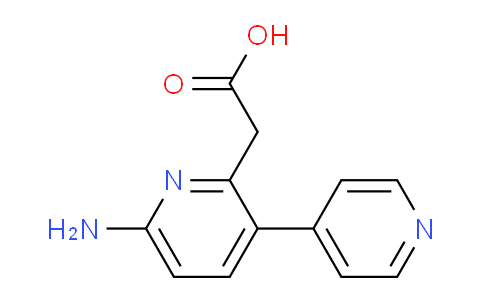 6-Amino-3-(pyridin-4-yl)pyridine-2-acetic acid
