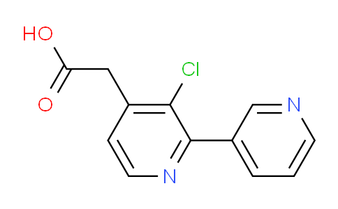 3-Chloro-2-(pyridin-3-yl)pyridine-4-acetic acid